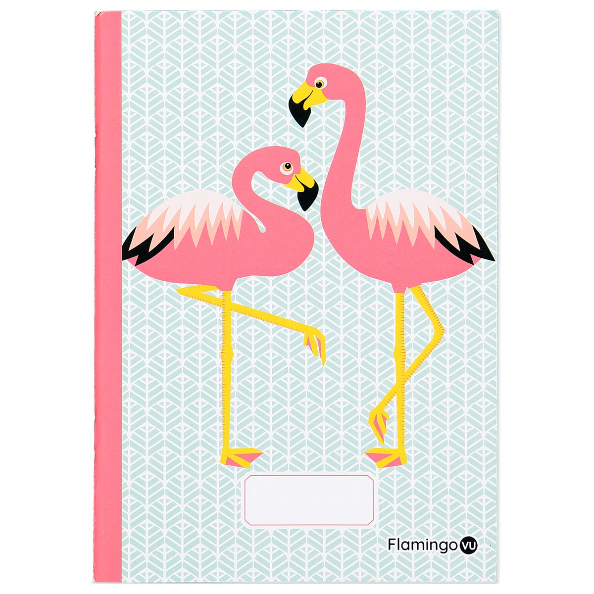 Coq en Pate // A5 Notizbuch // Flamingo // Blau