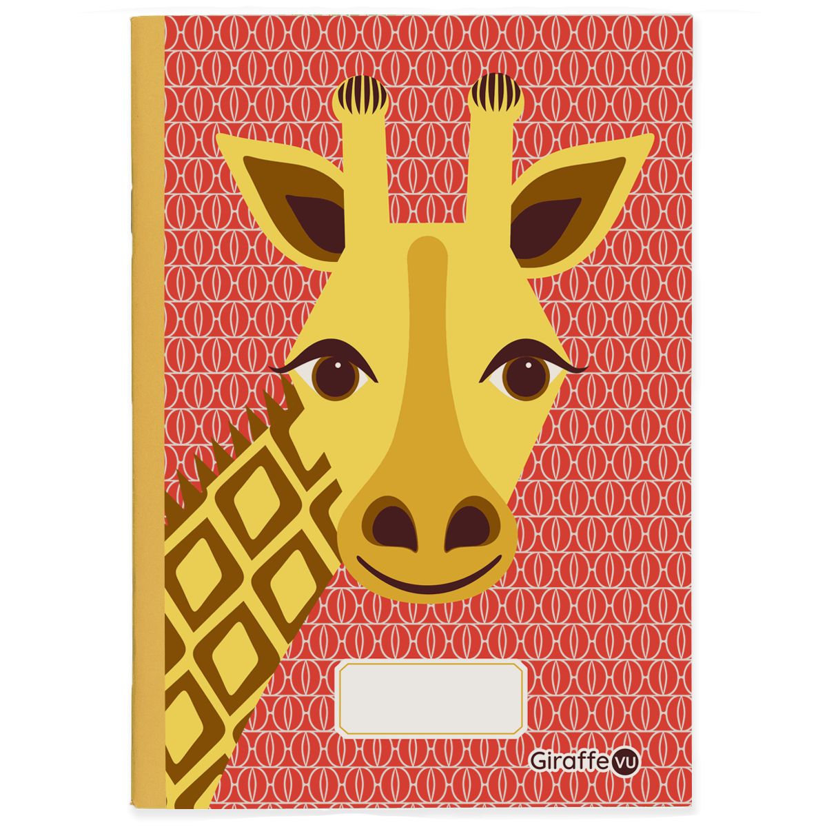 Coq en Pate // A5 Notizbuch // Giraffe // Rot