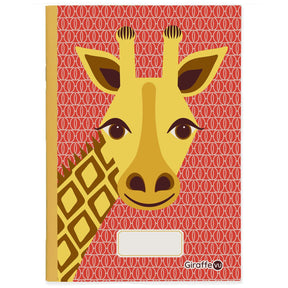 Coq en Pate // A5 Notizbuch // Giraffe // Rot