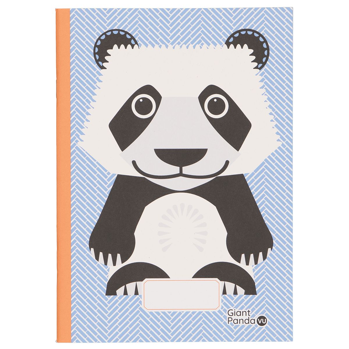 Coq en Pate // A5 Notizbuch // Großer Panda // Blau