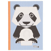 Coq en Pate // A5 Notizbuch // Großer Panda // Blau