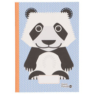 Coq en Pate // A5 Notizbuch // Großer Panda // Blau