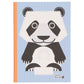 Coq en Pate // A5 Notizbuch // Großer Panda // Blau