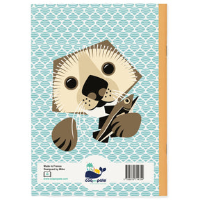 Coq en Pate // A5 Notizbuch // Otter // Türkis