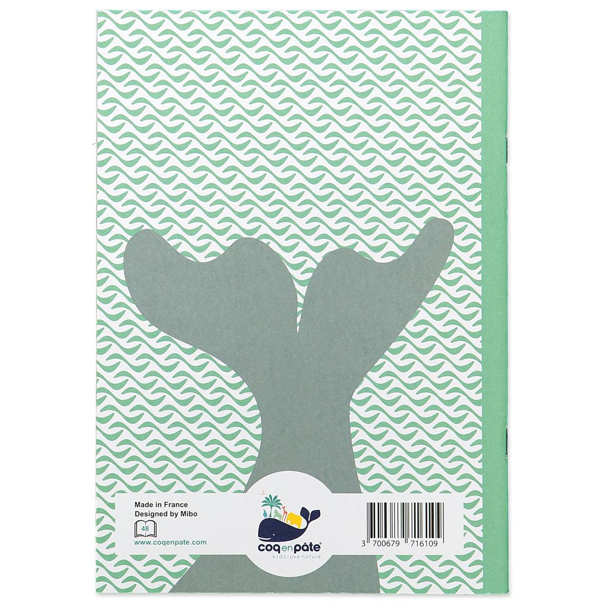 Coq en Pate // A5 Notizbuch // Robbe // Grün