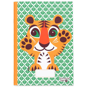 Coq en Pate // A5 Notizbuch // Tiger // Grün