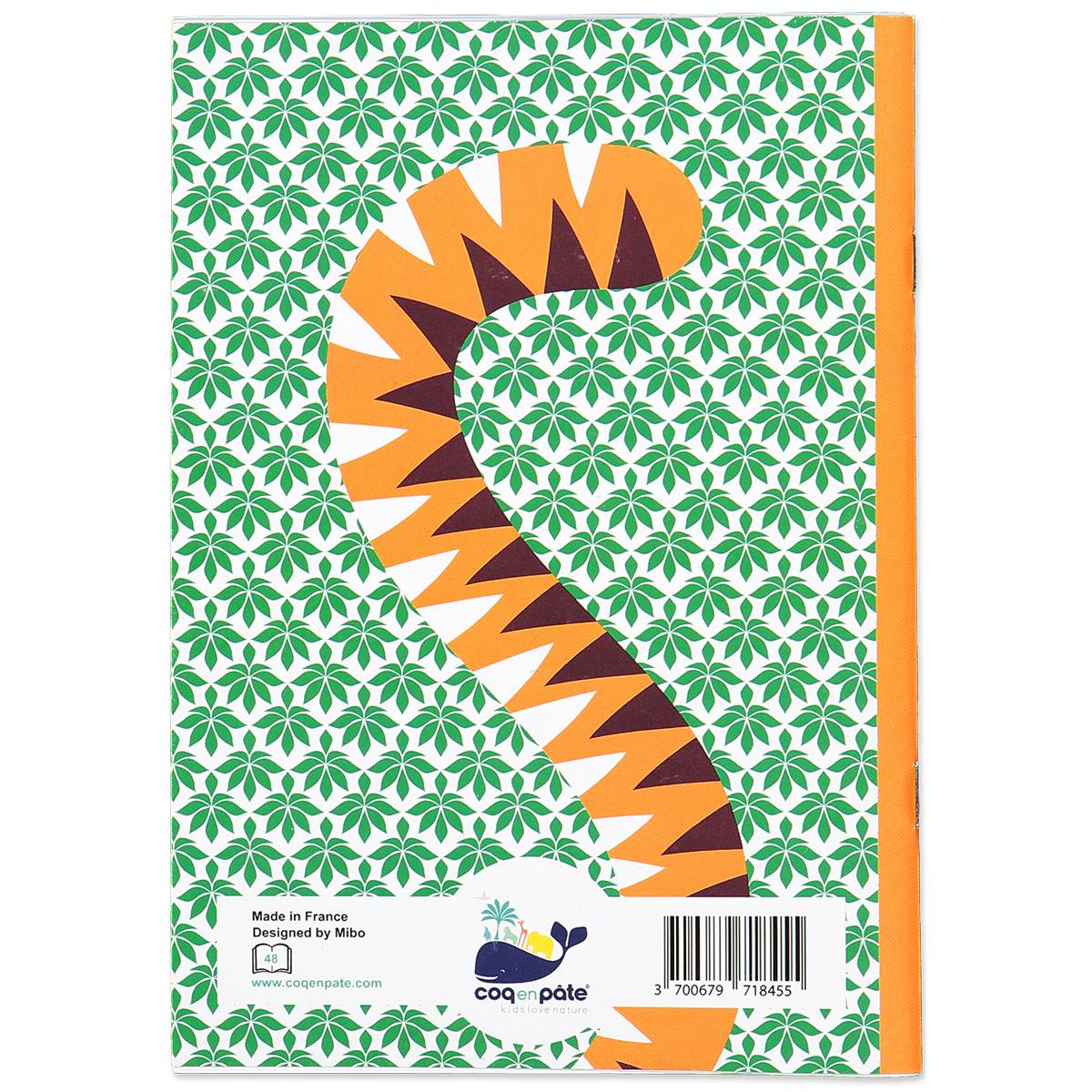 Coq en Pate // A5 Notizbuch // Tiger // Grün