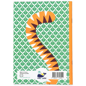 Coq en Pate // A5 Notizbuch // Tiger // Grün