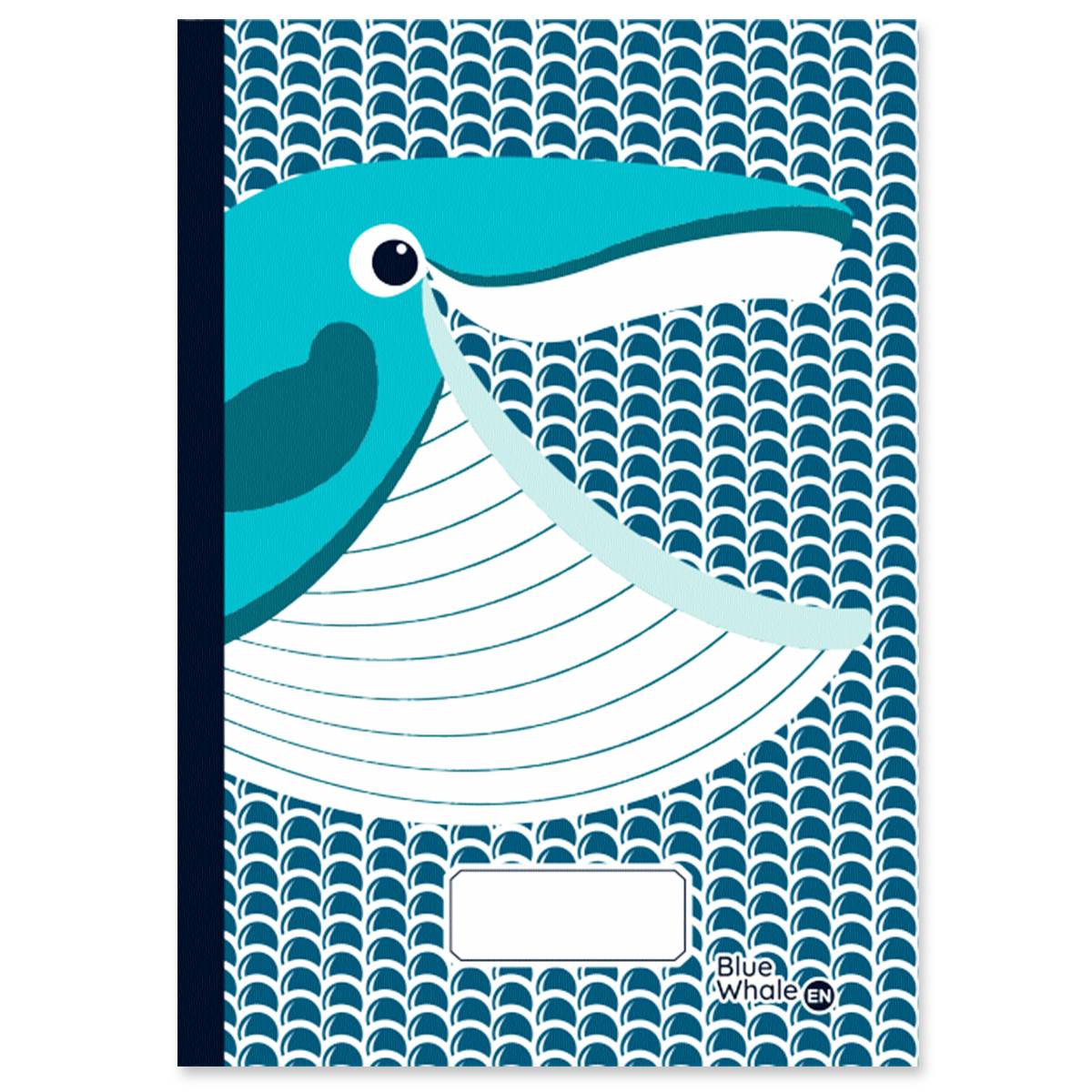 Coq en Pate // A5 Notizbuch // Wal // Blau