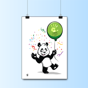 Geburtsposter // Panda