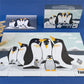 Coq en Pate // Puzzle // Pinguin Familie // 24 Teile
