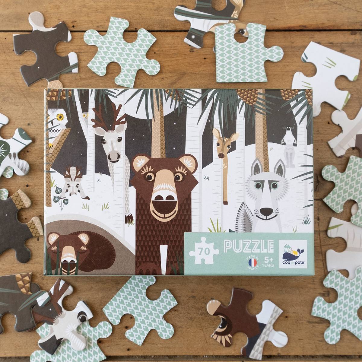 Coq en Pate // Puzzle // Winter Wildlife // 70 Teile