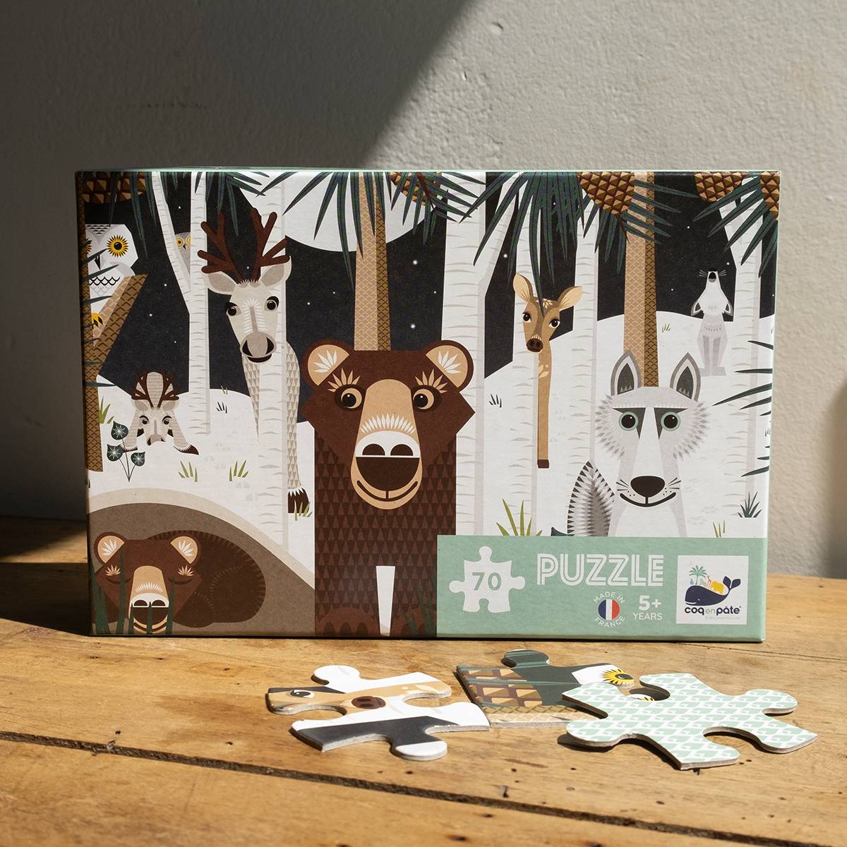 Coq en Pate // Puzzle // Winter Wildlife // 70 Teile