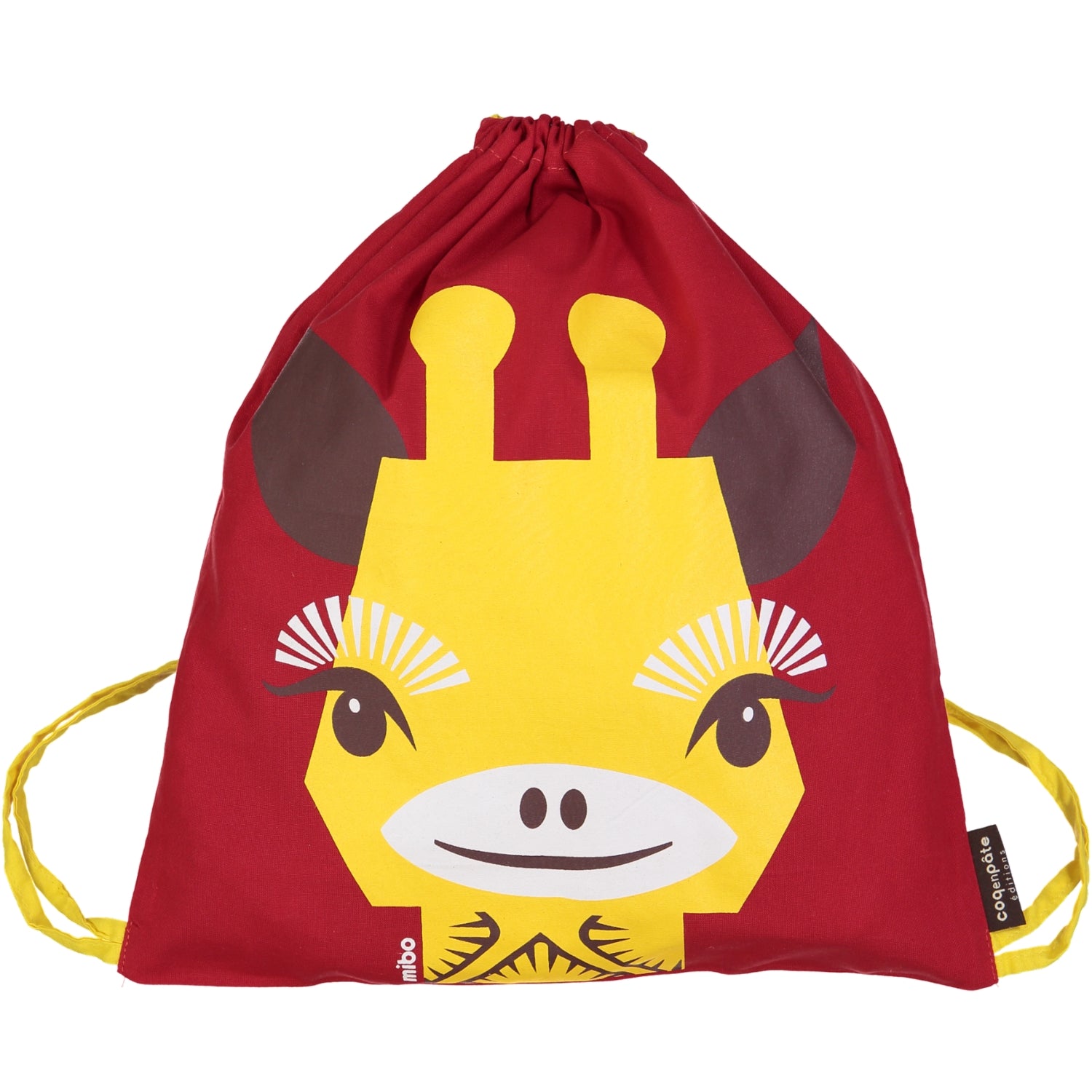 Kinder Turnbeutel // Giraffe // Rot