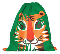 Kinder Turnbeutel // Tiger // Grün