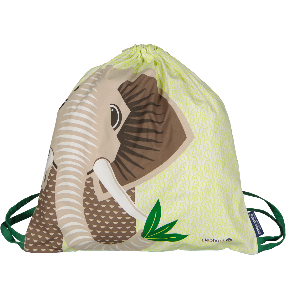 Kinder Turnbeutel // Elefant // Grün