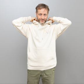 Unisex Hoodie // Rainbow Panda Mini // Honey Paper