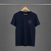 Unisex T-Shirt // Rainbow Panda Mini // Navy