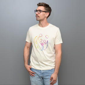 Unisex T-Shirt // Rainbow Panda // Honey Paper