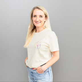 Unisex T-Shirt // Rainbow Panda Mini // Honey Paper