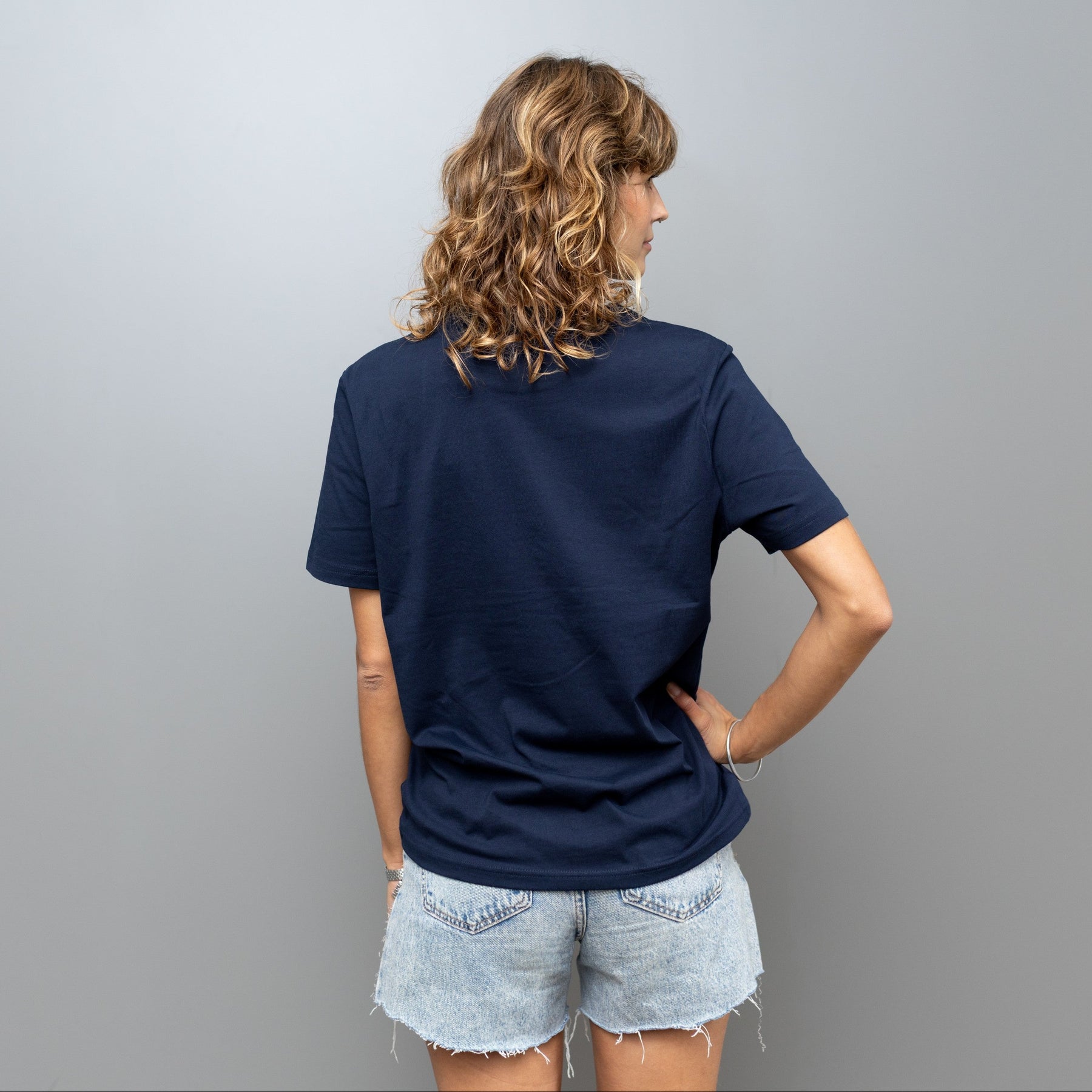 Unisex T-Shirt // Rainbow Panda // Navy