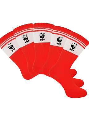 WWF Panda Socken rot im Multipack (3er & 5er Set)