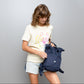 Unisex Rucksack // 9 Liter // Nashorn // blau