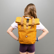 Kinder Rucksack // 9 Liter // Löwe // currygelb