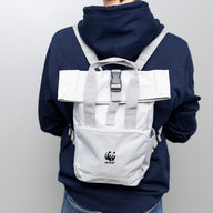 Unisex Rucksack // 9 Liter // Panda // grau