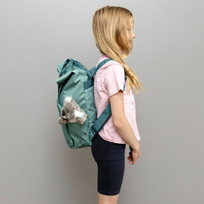 Kinder Rucksack // 9 Liter // Löwe // salbeigrün