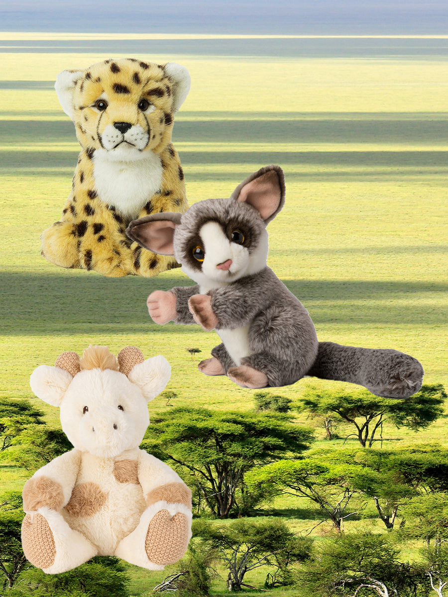 WWF Plüschtier-Set "Savannenbewohner" (3er Set)