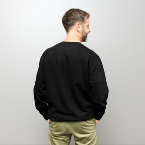 Unisex Sweatshirt // Rainbow Panda // Schwarz