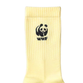 Socken // Panda // vanillegelb