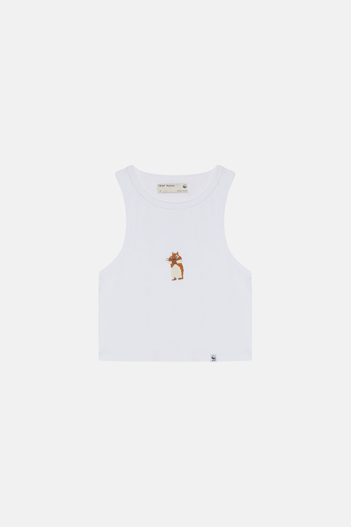 Reflect Studio // Frauen Tank Top // Eichhörnchen // Weiß