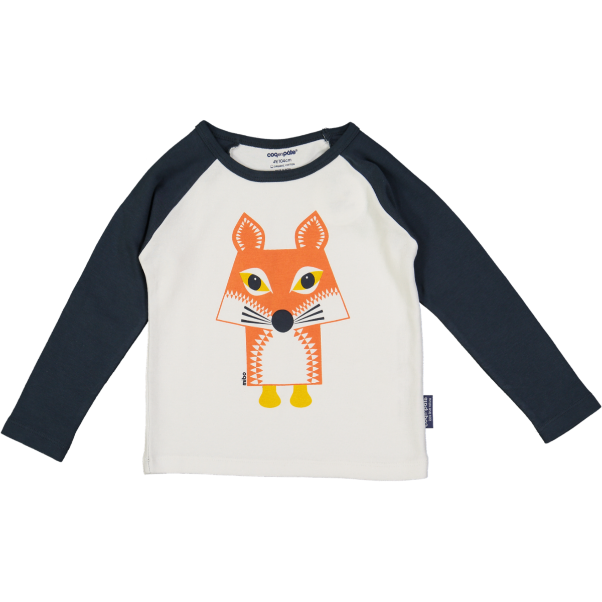 Raglan Longsleeve // Fuchs // Schiefergrau