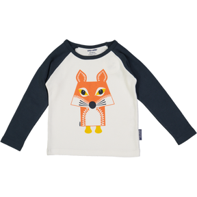 Raglan Longsleeve // Fuchs // Schiefergrau