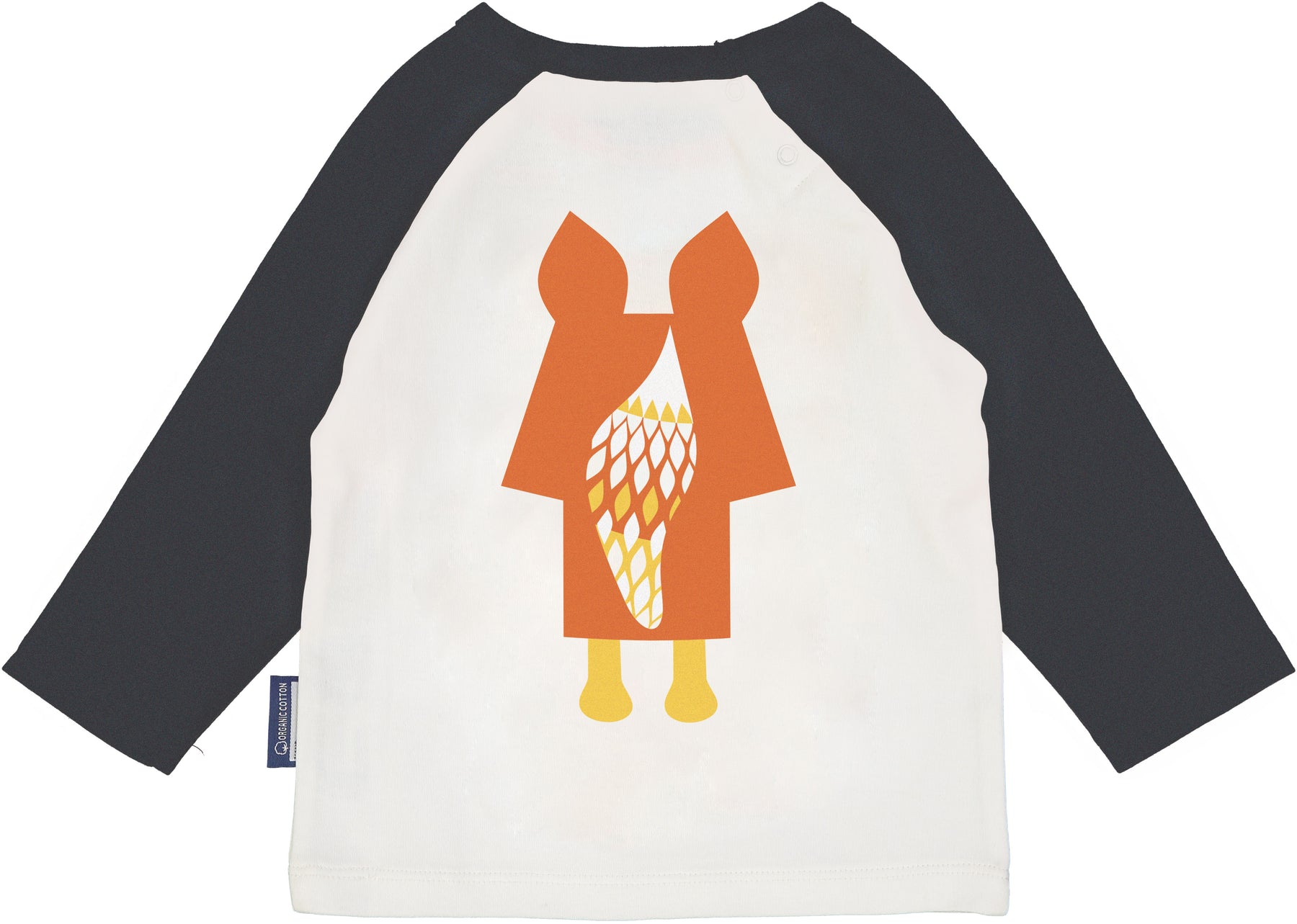 Raglan Longsleeve // Fuchs // Schiefergrau