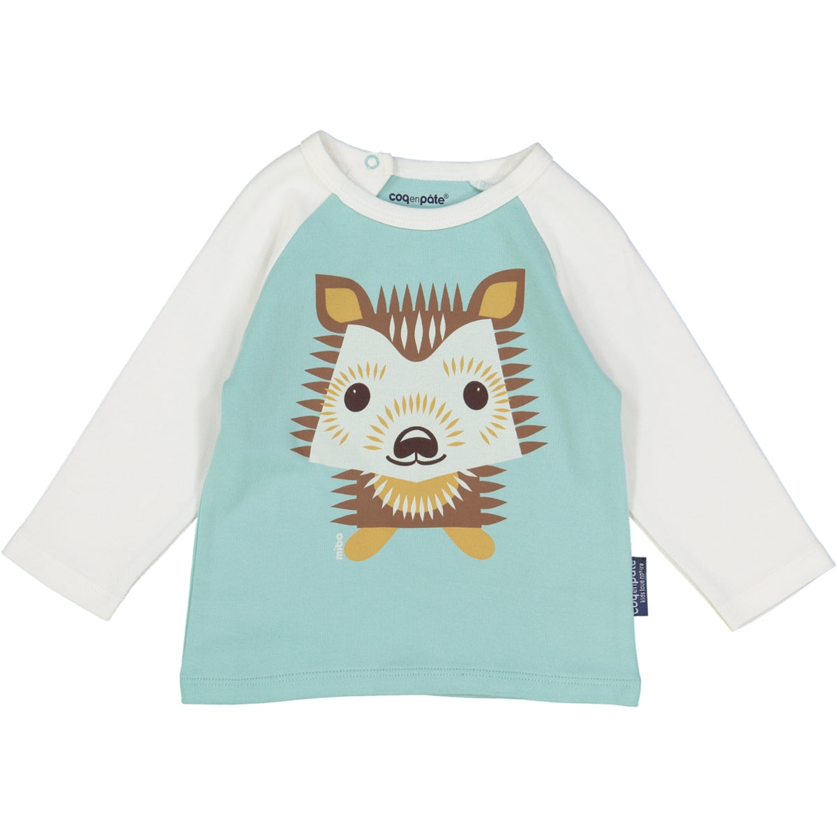 Raglan Longsleeve // Igel // Blaugrün