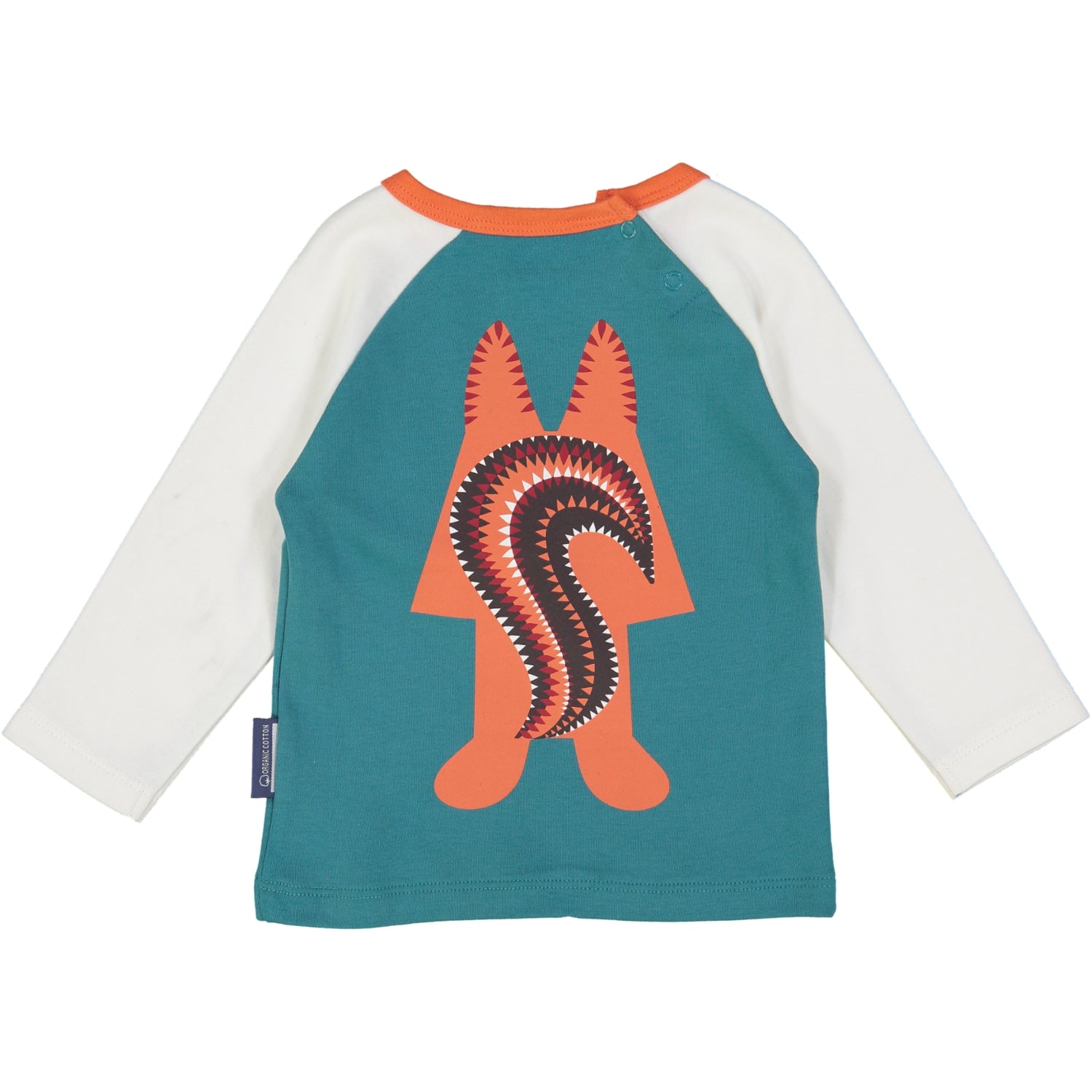 Raglan Longsleeve // Eichhörnchen // Blaugrün