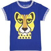 Coq en Pate // Baby T-Shirt (1 Jahr) // Gepard // blau