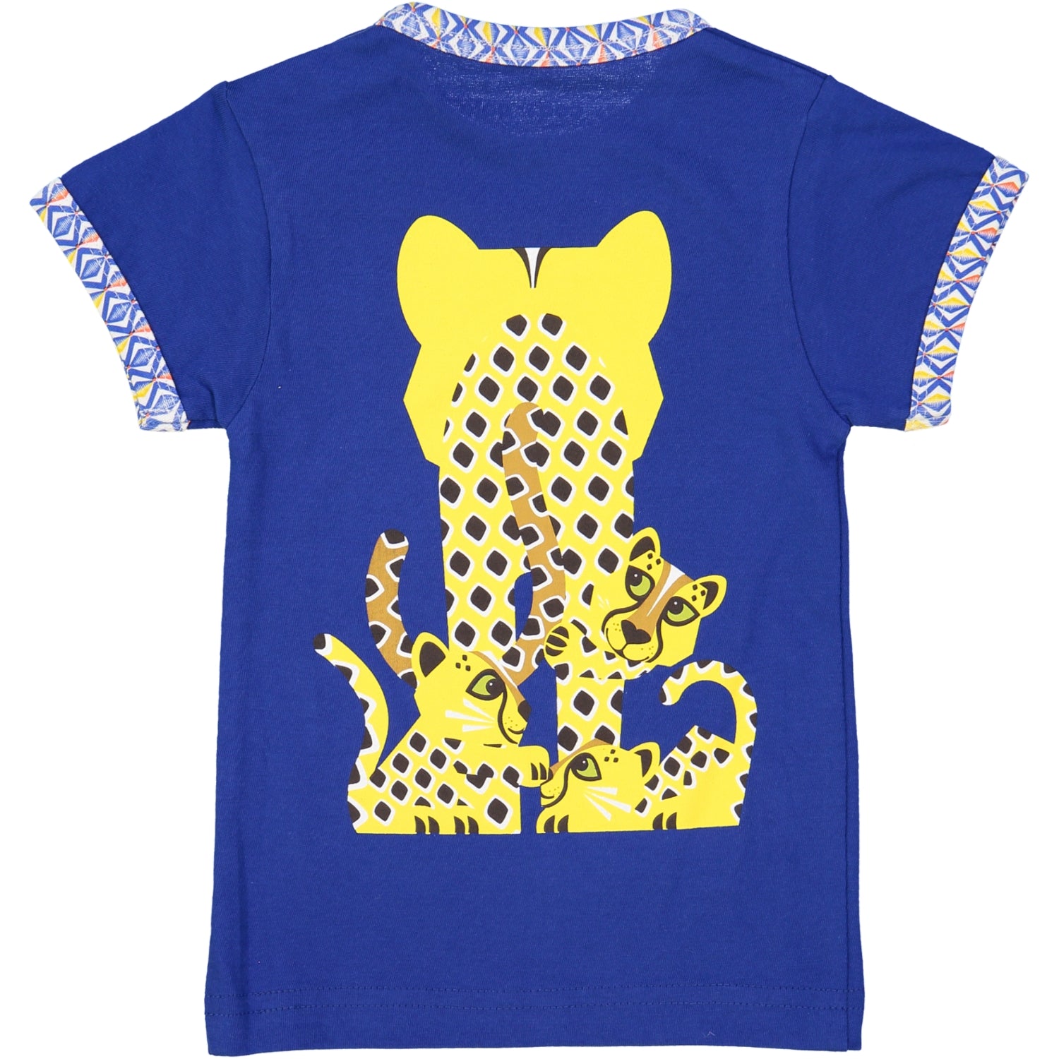 Coq en Pate // Baby T-Shirt (1 Jahr) // Gepard // blau