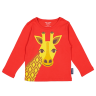 Coq en Pate // Kinder Longsleeve // Giraffe // rot