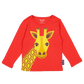 Coq en Pate // Kinder Longsleeve // Giraffe // rot