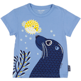 Coq en Pate // Kinder T-Shirt // Seelöwe // Blau