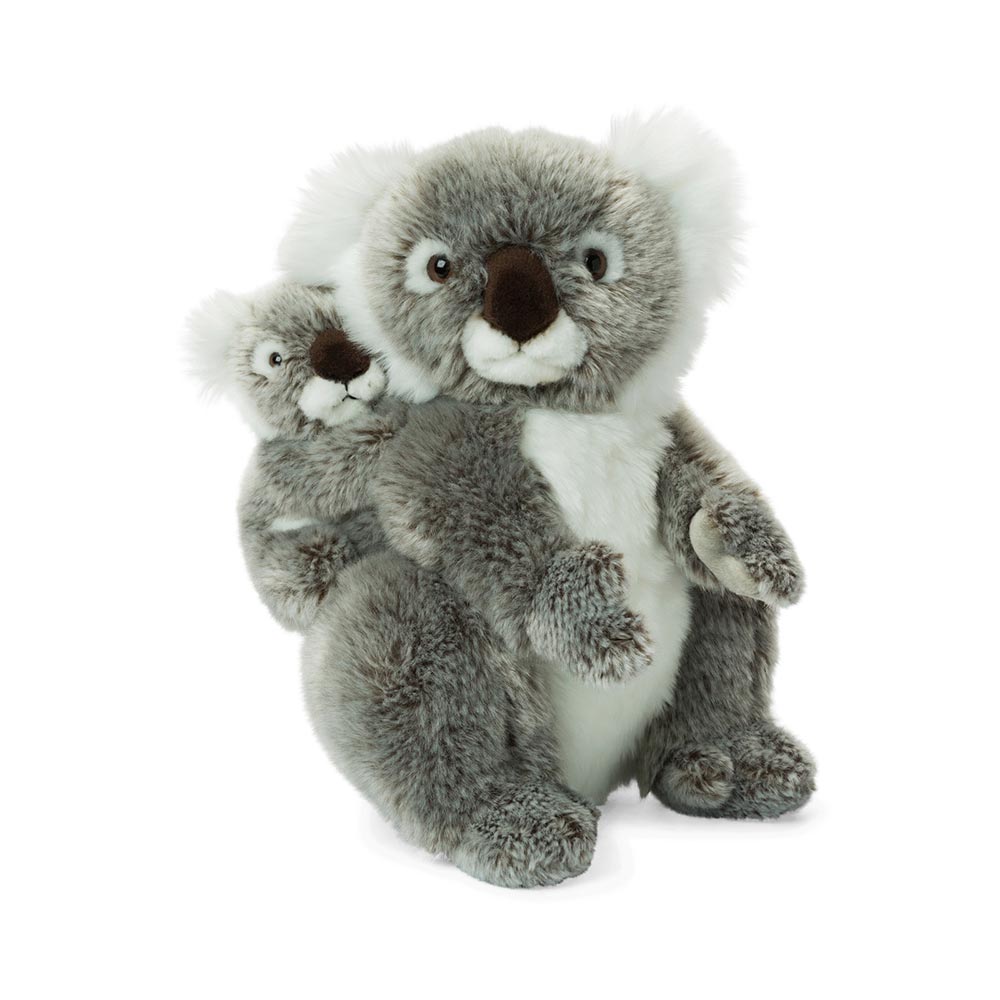 WWF Plüschtier // Koala Mama mit Baby // Grau