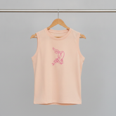 Damen Top // WWF Yoga // Peach