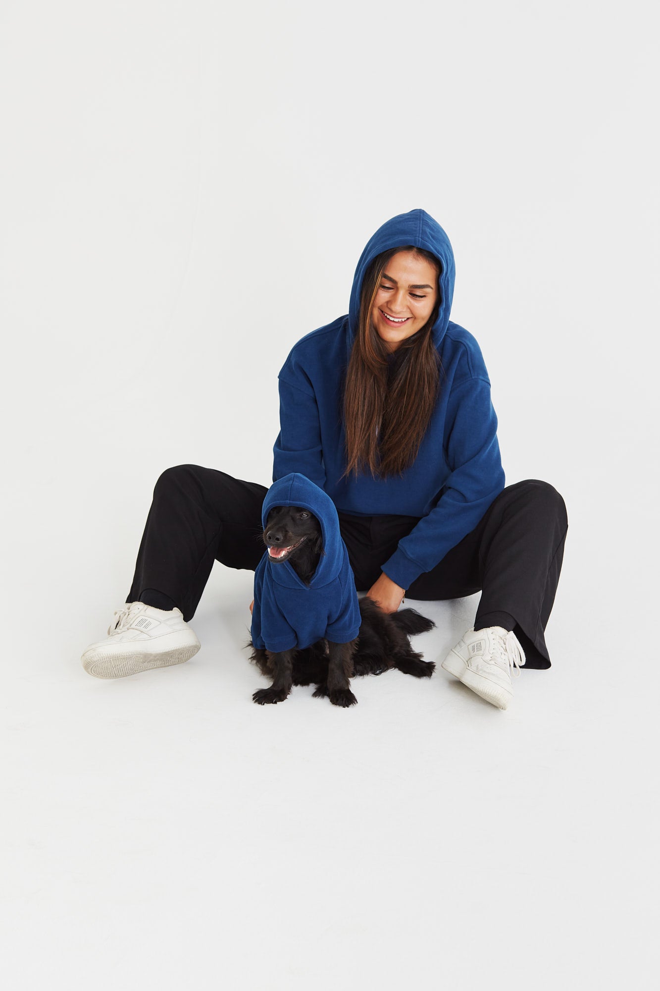 Reflect Studio Hundehoodie // Pinguin // Blau