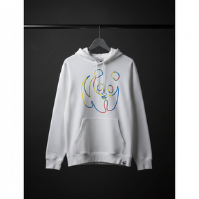 Unisex Hoodie // Rainbow Panda