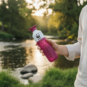 Dopper Original Trinkflasche mit WWF Logo (450 ml) // Funky Fuchsia