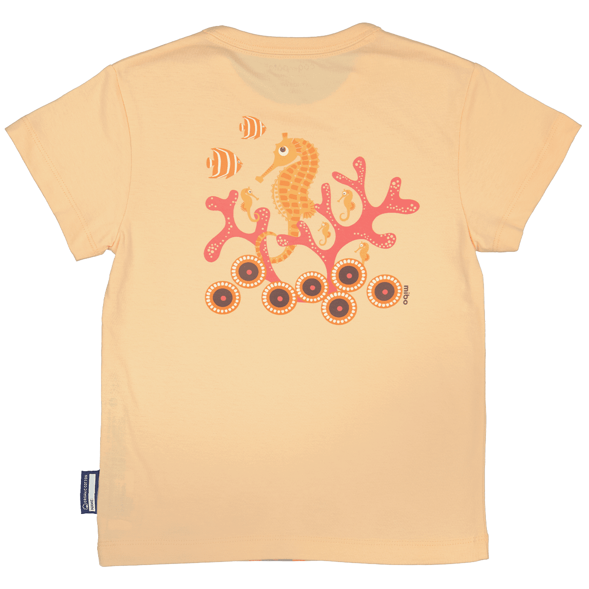 Coq en Pate // Kinder T-Shirt // Seepferdchen // apricot